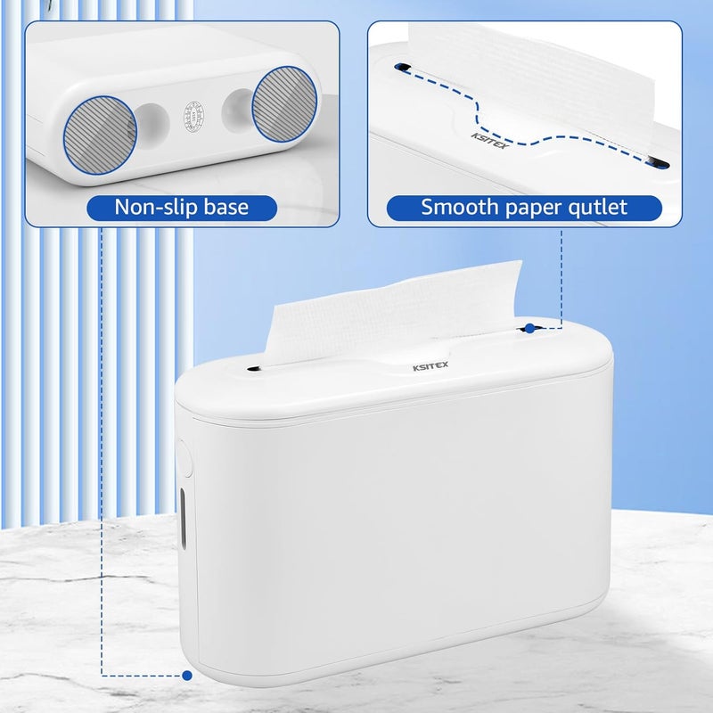KSITEX Countertop Paper Towel Holder, Commercial Paper Towel Dispenser, Multifold Trifold Z-Fold Paper Towel Holder, Napkin Holder Dispenser, Hand Towel Dispenser for Home Kitchen Restaurant - Image 4